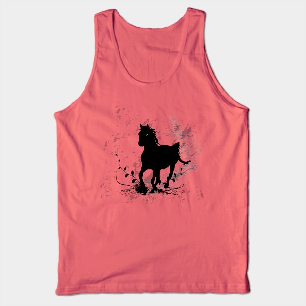 Beautiful black horse silhouette Tank Top by Nicky2342